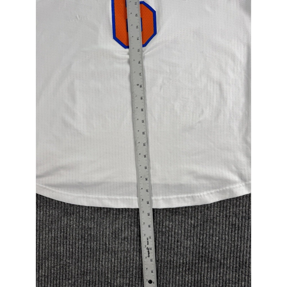 Kristaps Porzingis Jersey Boys Extra Large Blue Orange Adidas New York Knicks - Picture 8 of 9